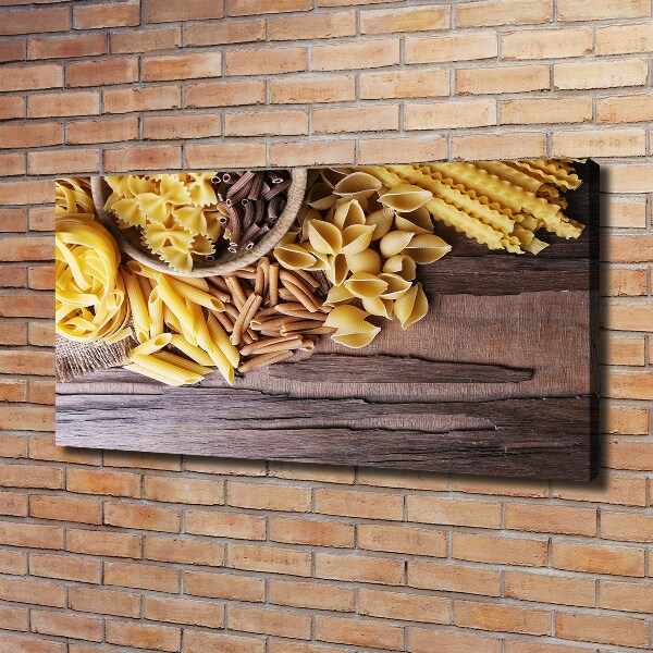 Cuadro canvas con impresión uv duradera horizontal Mezcla de pasta