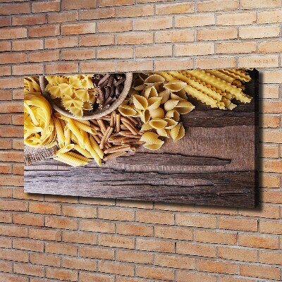 Cuadro canvas con impresión uv duradera horizontal Mezcla de pasta