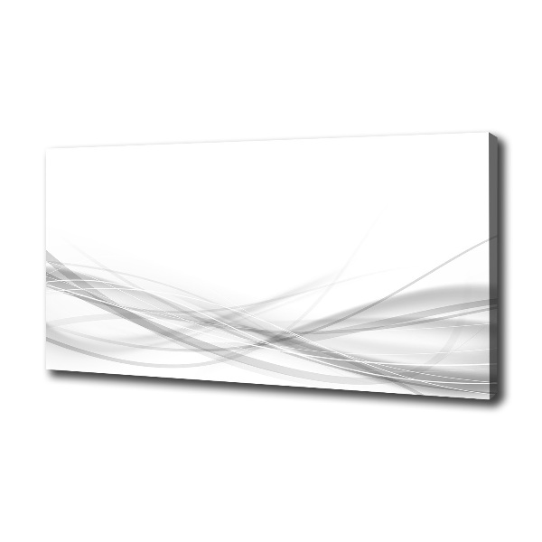 Cuadro canvas con impresión uv duradera horizontal Ondas abstractas