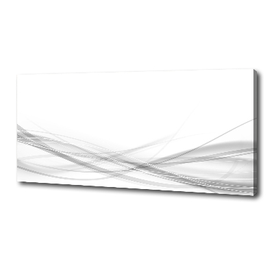 Cuadro canvas con impresión uv duradera horizontal Ondas abstractas