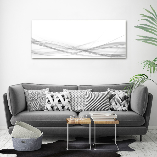 Cuadro canvas con impresión uv duradera horizontal Ondas abstractas