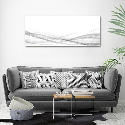 Cuadro canvas con impresión uv duradera horizontal Ondas abstractas