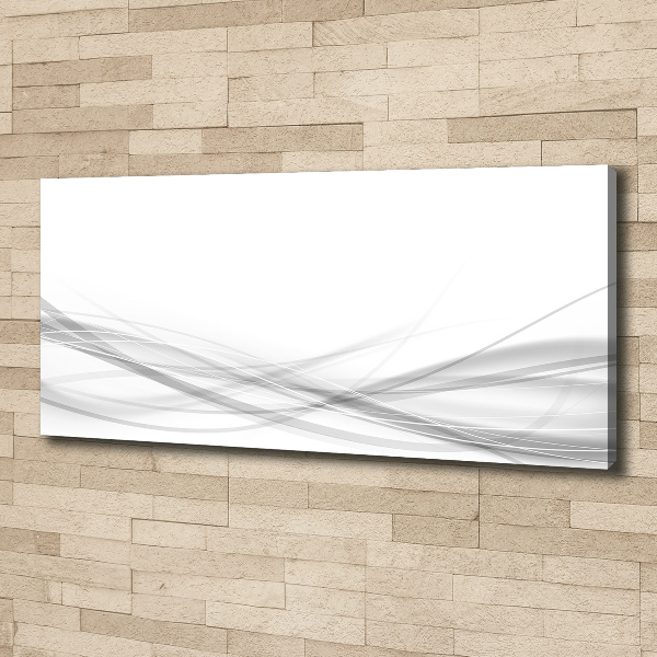Cuadro canvas con impresión uv duradera horizontal Ondas abstractas