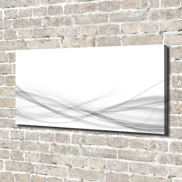 Cuadro canvas con impresión uv duradera horizontal Ondas abstractas