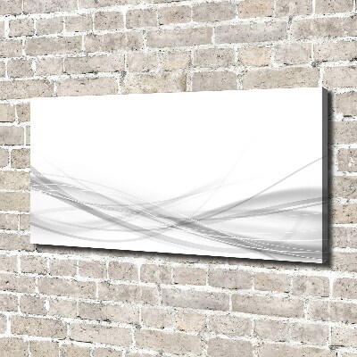 Cuadro canvas con impresión uv duradera horizontal Ondas abstractas