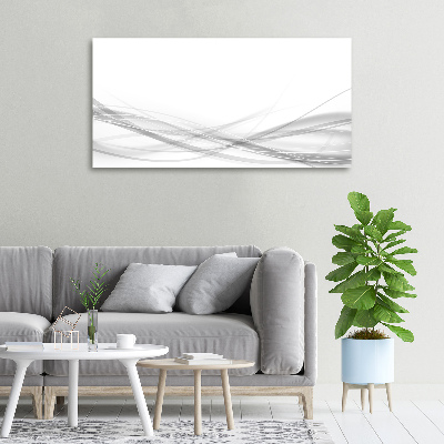 Cuadro canvas con impresión uv duradera horizontal Ondas abstractas