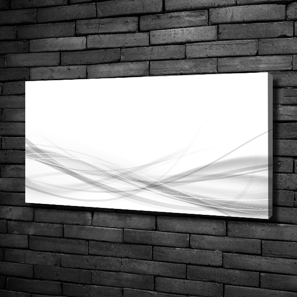 Cuadro canvas con impresión uv duradera horizontal Ondas abstractas