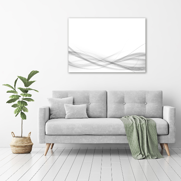 Cuadro canvas con impresión uv duradera horizontal Ondas abstractas