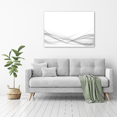 Cuadro canvas con impresión uv duradera horizontal Ondas abstractas