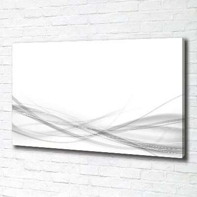 Cuadro canvas con impresión uv duradera horizontal Ondas abstractas