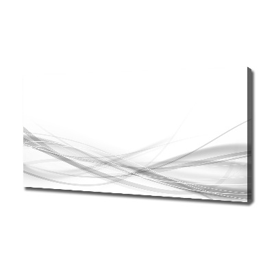 Cuadro canvas con impresión uv duradera horizontal Ondas abstractas