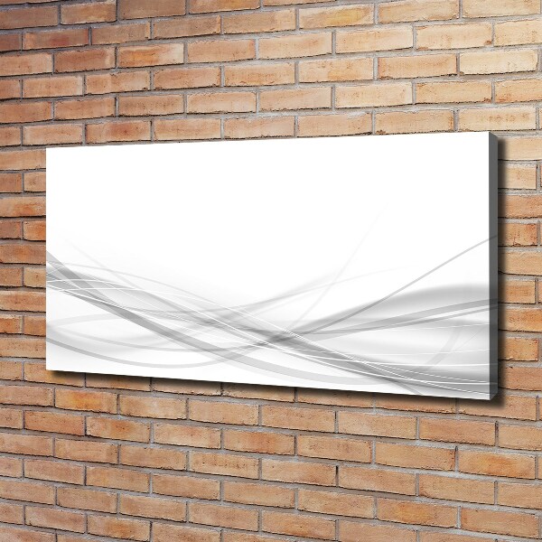 Cuadro canvas con impresión uv duradera horizontal Ondas abstractas