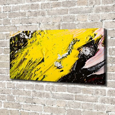 Cuadro canvas moderno de gran formato horizontal Textura abstracta