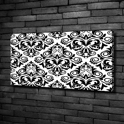 Cuadro canvas moderno de gran formato horizontal Fondo de adornos