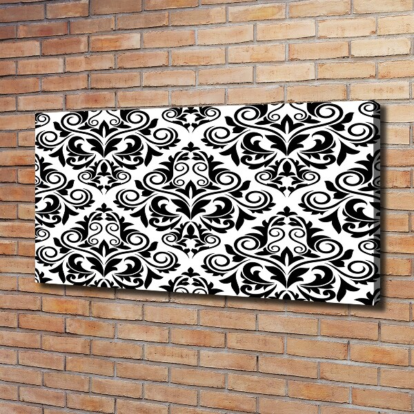 Cuadro canvas moderno de gran formato horizontal Fondo de adornos