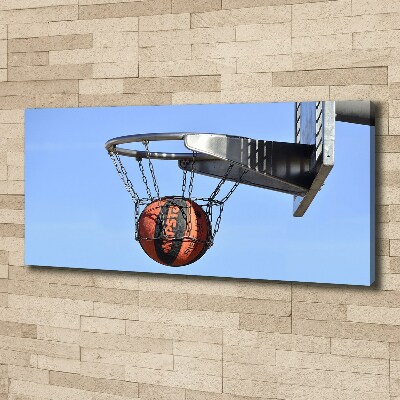 Foto en lienzo con acabado profesional horizontal Baloncesto