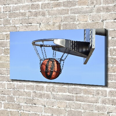 Foto en lienzo con acabado profesional horizontal Baloncesto
