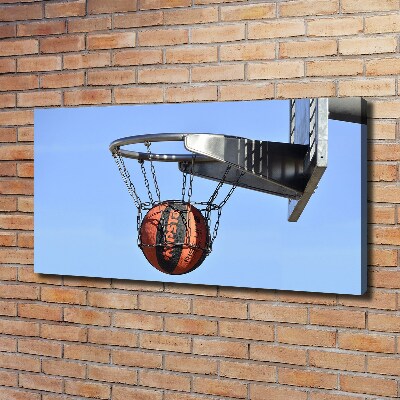 Foto en lienzo con acabado profesional horizontal Baloncesto