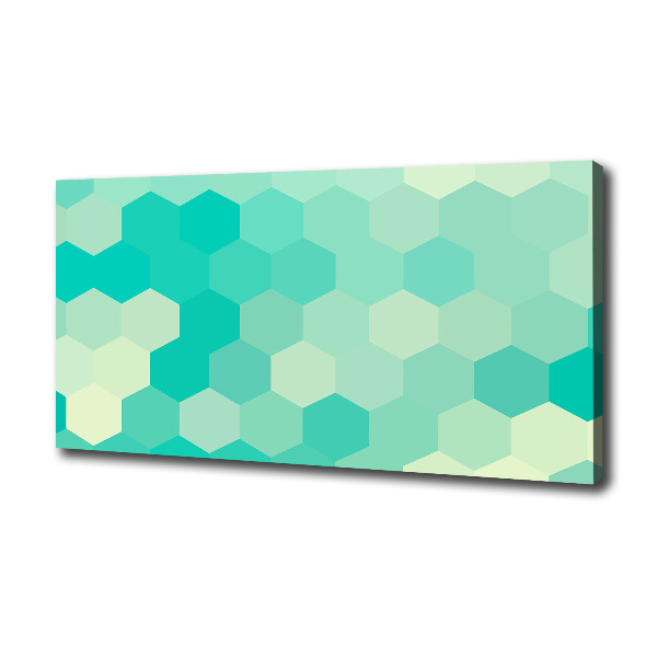 Foto en lienzo con acabado profesional horizontal Fondo geométrico