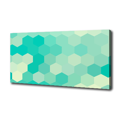 Foto en lienzo con acabado profesional horizontal Fondo geométrico