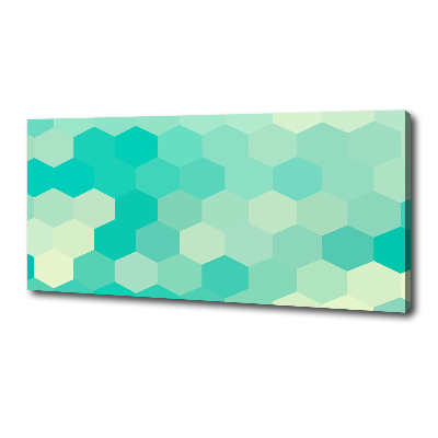 Foto en lienzo con acabado profesional horizontal Fondo geométrico