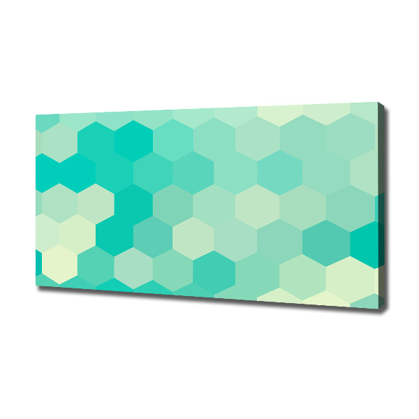 Foto en lienzo con acabado profesional horizontal Fondo geométrico
