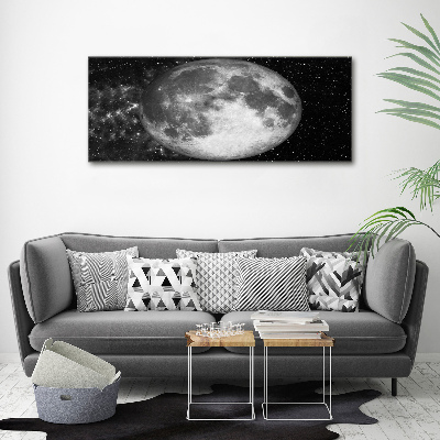 Cuadro canvas con impresión uv duradera horizontal Luna