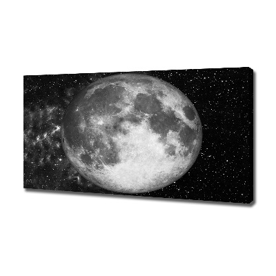 Cuadro canvas con impresión uv duradera horizontal Luna