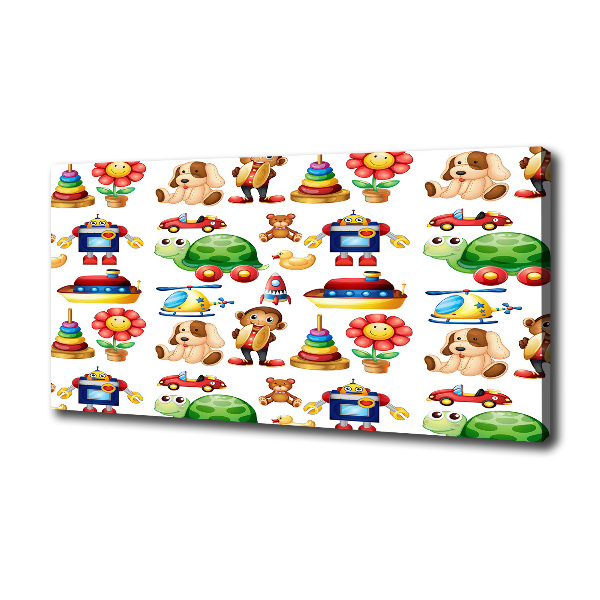 Foto en lienzo con acabado profesional horizontal Juguetes