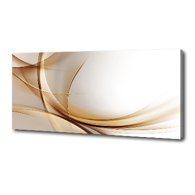 Cuadro canvas con impresión uv duradera horizontal Ondas abstractas
