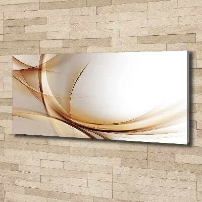 Cuadro canvas con impresión uv duradera horizontal Ondas abstractas