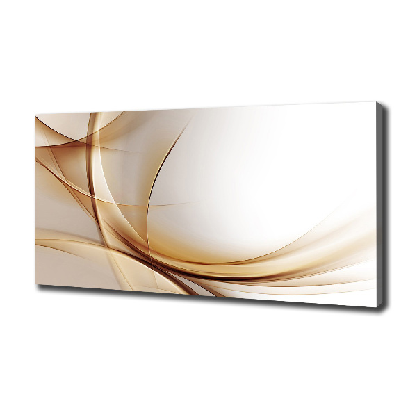 Cuadro canvas con impresión uv duradera horizontal Ondas abstractas