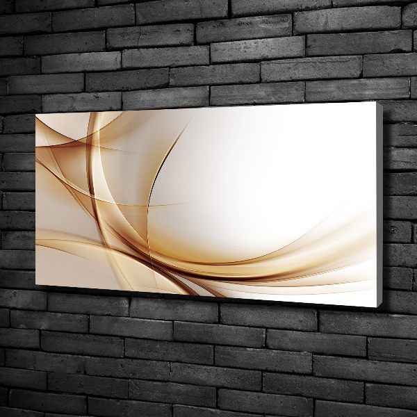 Cuadro canvas con impresión uv duradera horizontal Ondas abstractas