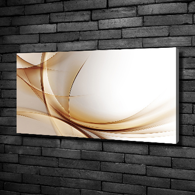 Cuadro canvas con impresión uv duradera horizontal Ondas abstractas