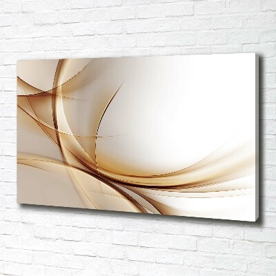 Cuadro canvas con impresión uv duradera horizontal Ondas abstractas
