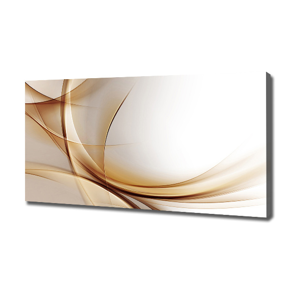 Cuadro canvas con impresión uv duradera horizontal Ondas abstractas