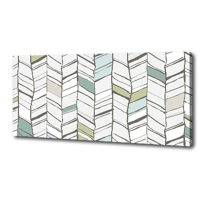 Fotocuadro en lienzo de alta calidad horizontal Patrón de espiga