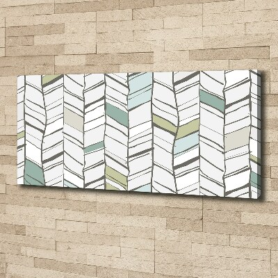 Fotocuadro en lienzo de alta calidad horizontal Patrón de espiga