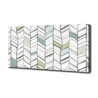 Fotocuadro en lienzo de alta calidad horizontal Patrón de espiga