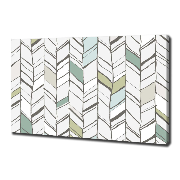 Fotocuadro en lienzo de alta calidad horizontal Patrón de espiga