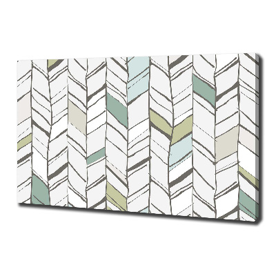 Fotocuadro en lienzo de alta calidad horizontal Patrón de espiga