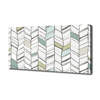 Fotocuadro en lienzo de alta calidad horizontal Patrón de espiga