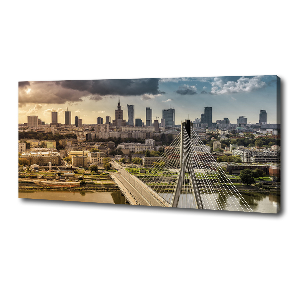 Fotocuadro en lienzo de alta calidad horizontal Varsovia, Polonia