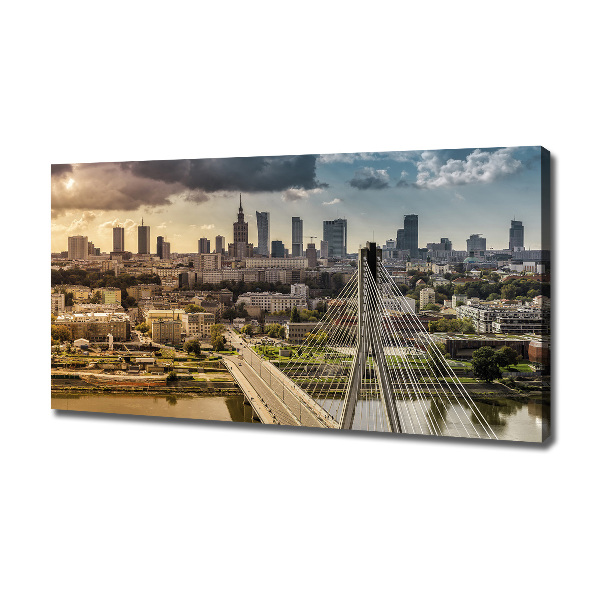 Fotocuadro en lienzo de alta calidad horizontal Varsovia, Polonia