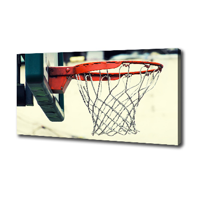 Fotocuadro en lienzo de alta calidad horizontal Baloncesto
