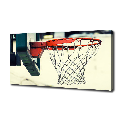 Fotocuadro en lienzo de alta calidad horizontal Baloncesto