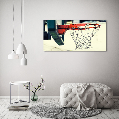 Fotocuadro en lienzo de alta calidad horizontal Baloncesto