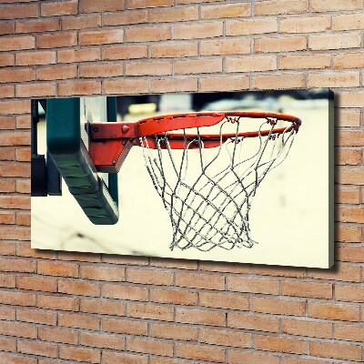 Fotocuadro en lienzo de alta calidad horizontal Baloncesto
