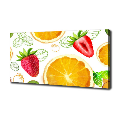 Fotocuadro en lienzo de alta calidad horizontal Fruta