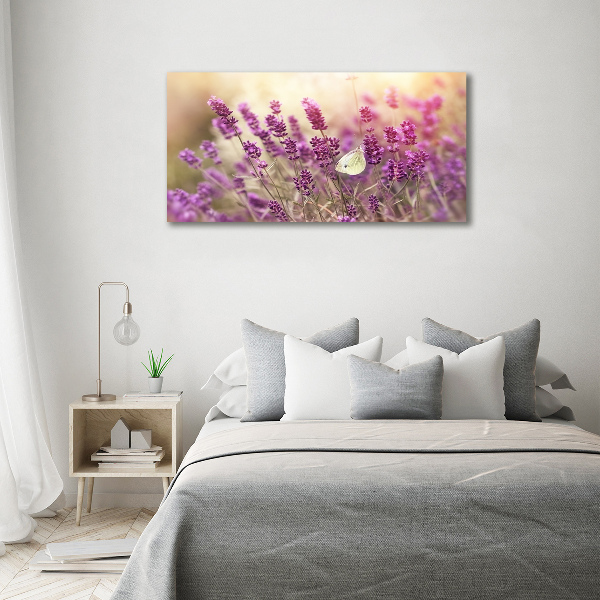 Cuadro canvas con impresión uv duradera horizontal Lavanda